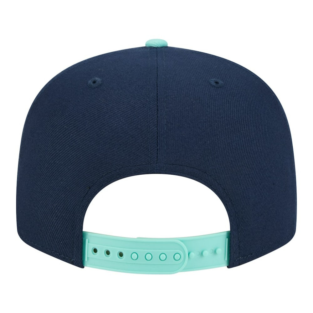 Detroit Tigers New Era 2-Tone Color Pack 9FIFTY Snapback Hat - Navy/Turquoise - New Era Discount