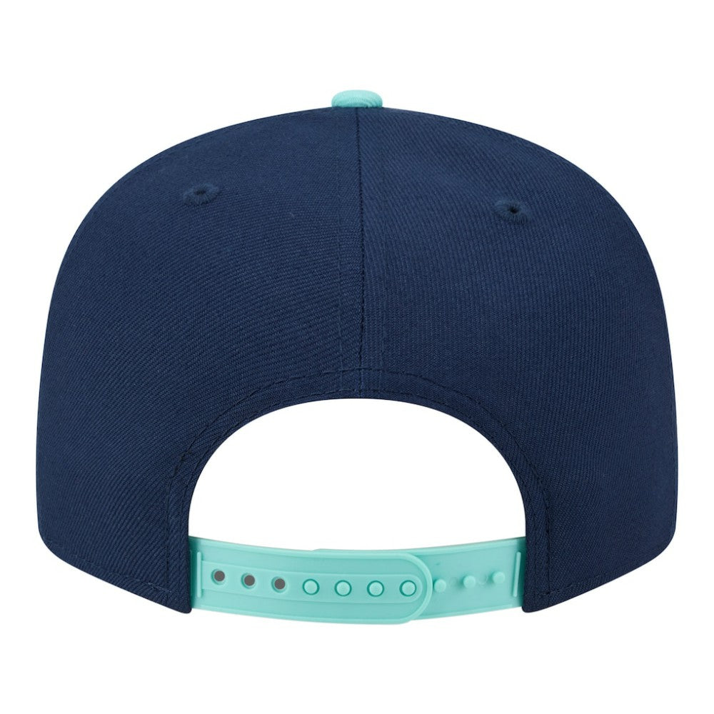 Los Angeles Angels New Era Two-Tone Color Pack 9FIFTY Snapback Hat - Navy/Turquoise - New Era on Sale