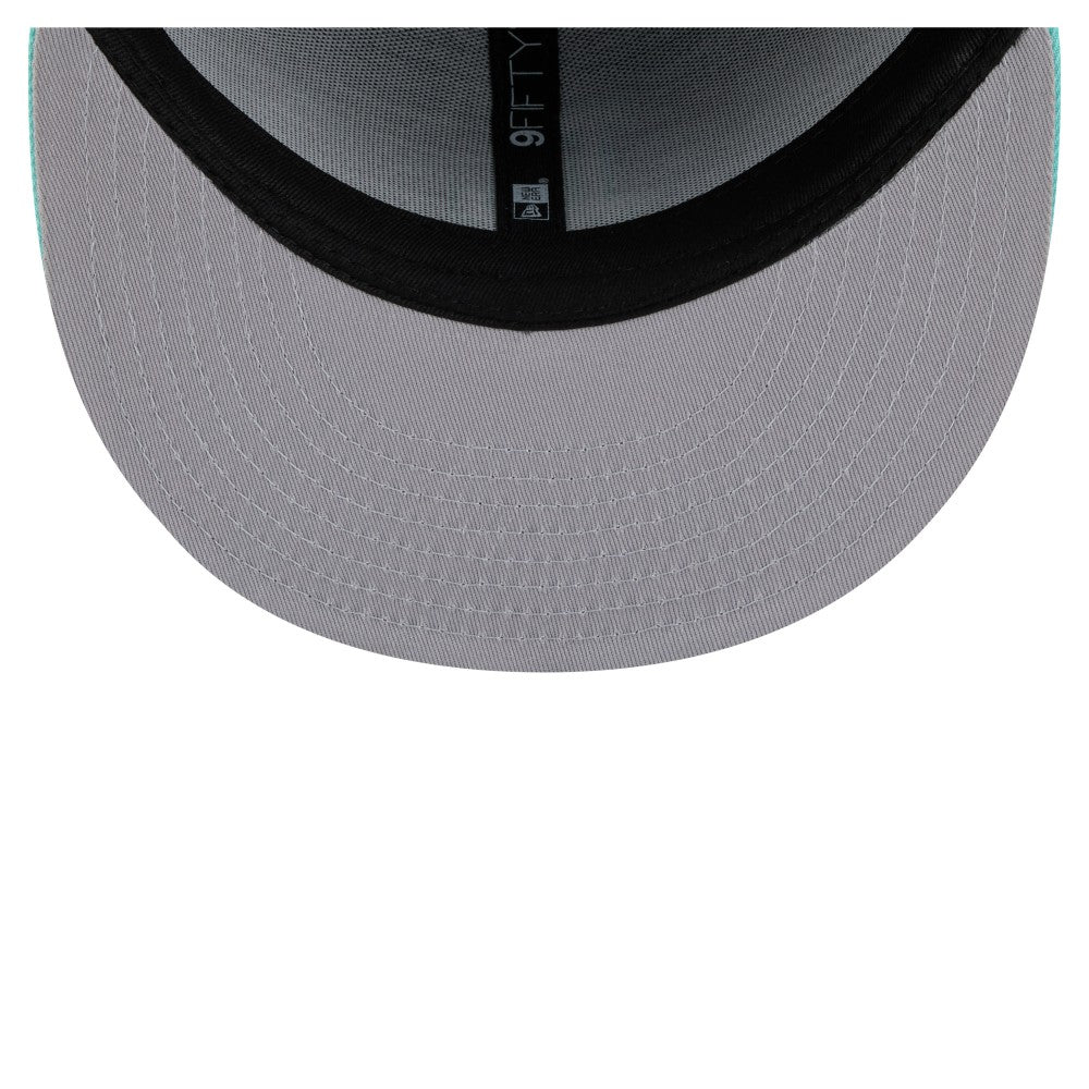 Los Angeles Dodgers New Era 2-Tone Color Pack 9FIFTY Snapback Hat - Navy/Turquoise - New Era on Sale