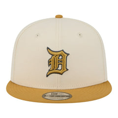 Detroit Tigers New Era 2-Tone Color Pack 9FIFTY Snapback Hat - Light Beige/Khaki - New Era Discount