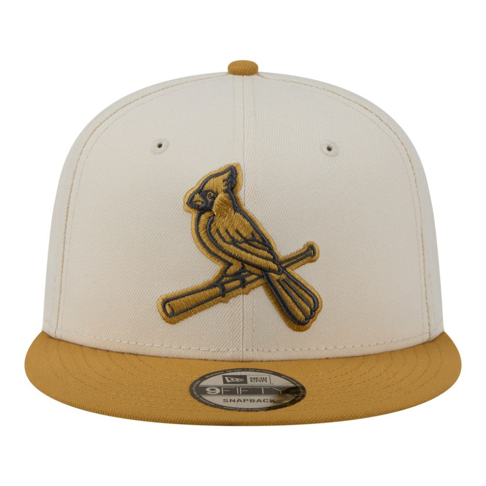 St. Louis Cardinals New Era 2-Tone Color Pack 9FIFTY Snapback Hat - Light Beige/Khaki - New Era on Sale