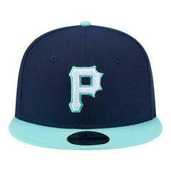 Pittsburgh Pirates New Era Two-Tone Color Pack 9FIFTY Snapback Hat - Navy/Turquoise - New Era Online