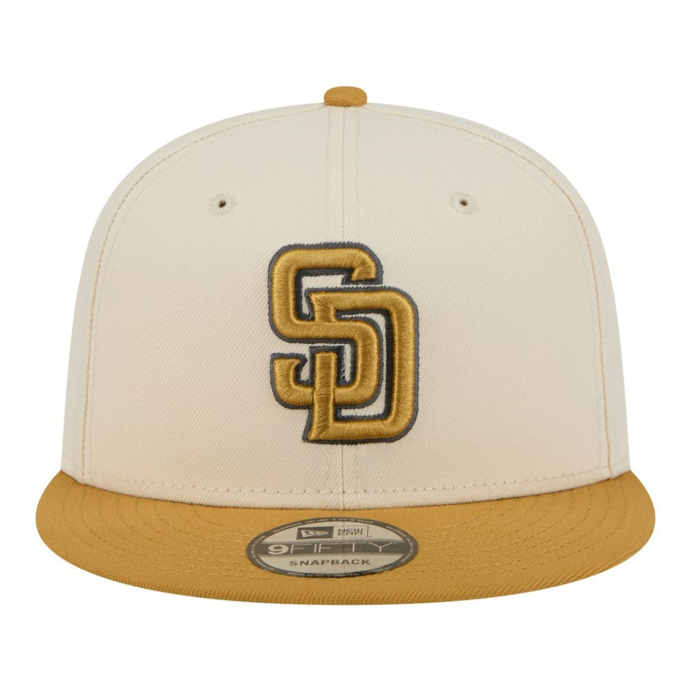 San Diego Padres New Era 2-Tone Color Pack 9FIFTY Snapback Hat - Light Beige/Khaki - New Era Online