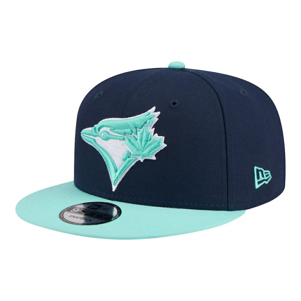 Toronto Blue Jays New Era 2-Tone Color Pack 9FIFTY Snapback Hat - Navy/Turquoise - New Era Online
