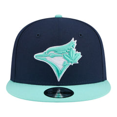Toronto Blue Jays New Era 2-Tone Color Pack 9FIFTY Snapback Hat - Navy/Turquoise - New Era Online