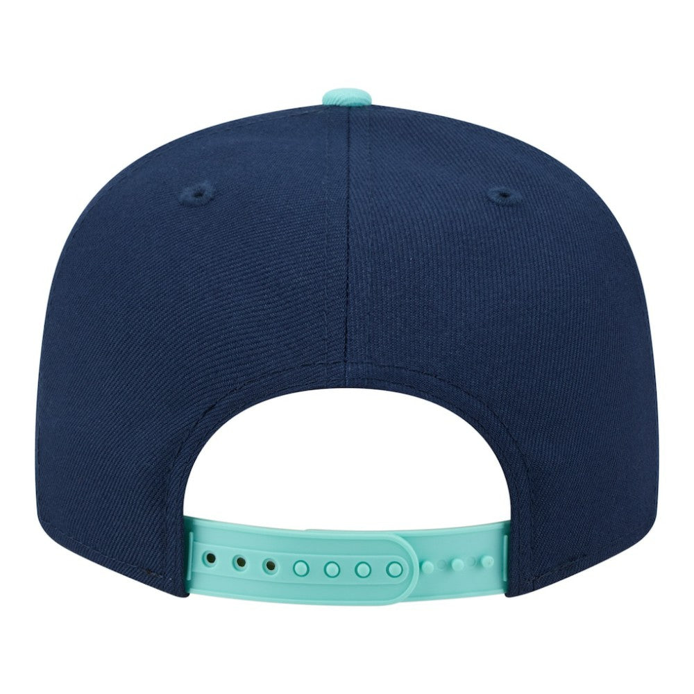 Athletics New Era Two-Tone Color Pack 9FIFTY Snapback Hat - Navy/Turquoise - New Era Discount