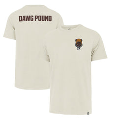 47 brand Cleveland Browns '47 Dawg Pound XL Backer Franklin T-Shirt Cream