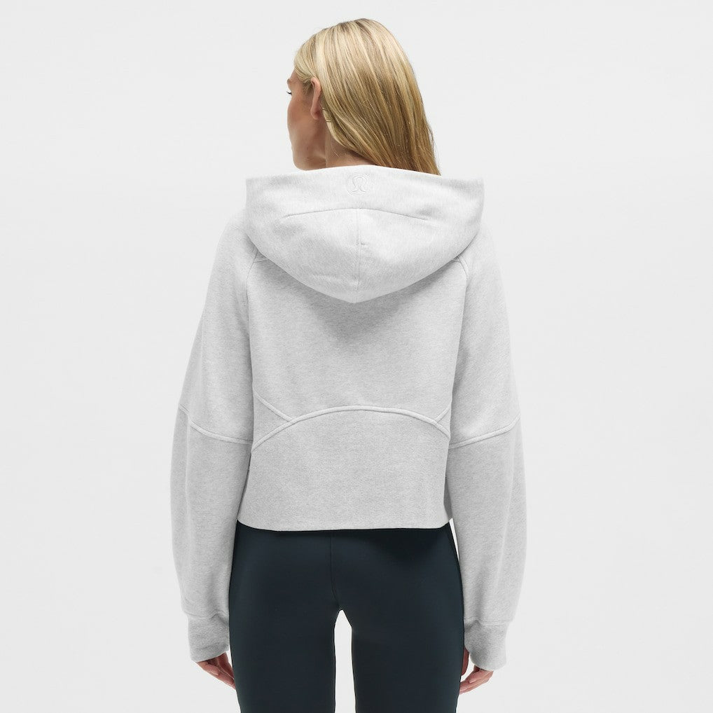 Arizona Cardinals lululemon Women's Scuba Oversized Half-Zip Hoodie Heathered Core Ultra Light Grey