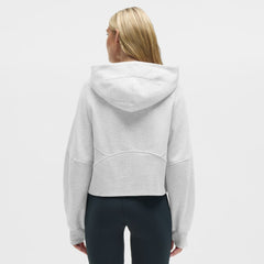 Baltimore Ravens lululemon Women's Scuba Oversized Half-Zip Hoodie Heathered Core Ultra Light Grey