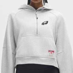 Philadelphia Eagles lululemon Women's Scuba Oversized Half-Zip Hoodie Heathered Core Ultra Light Grey