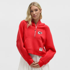 Kansas City Chiefs lululemon Women's Scuba Oversized Half-Zip Hoodie True Red