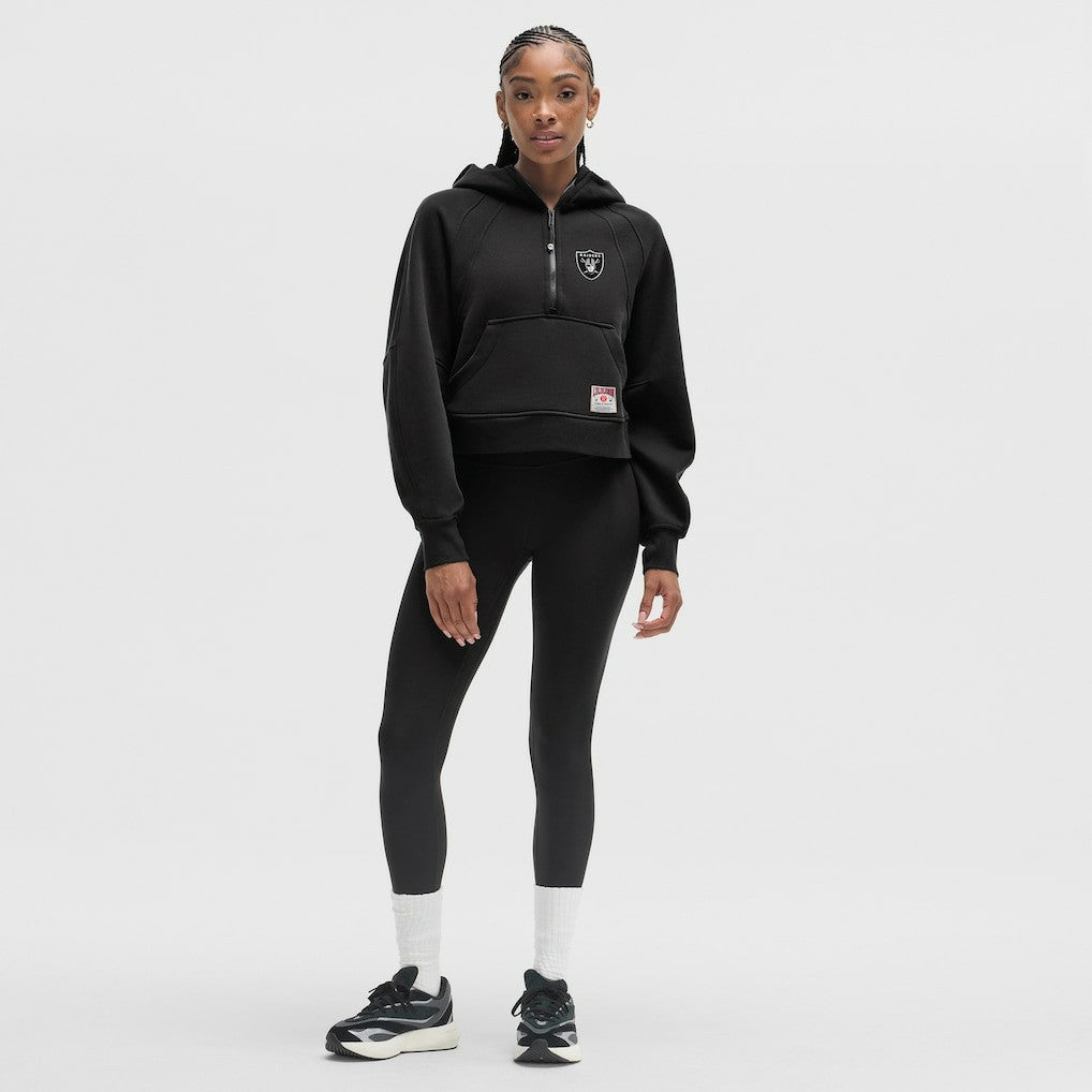 Las Vegas Raiders lululemon Women's Scuba Oversized Half-Zip Hoodie Black