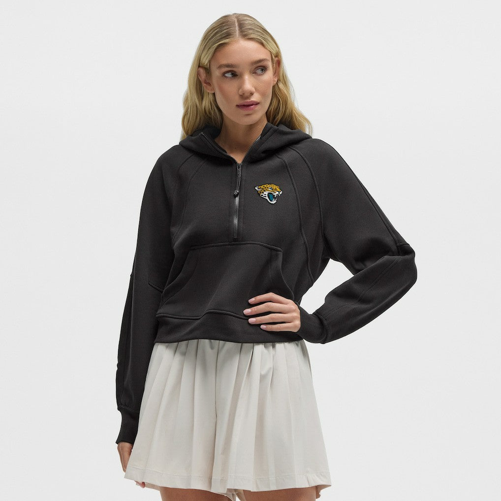 Jacksonville Jaguars lululemon Women's Scuba Oversized Half-Zip Hoodie Black