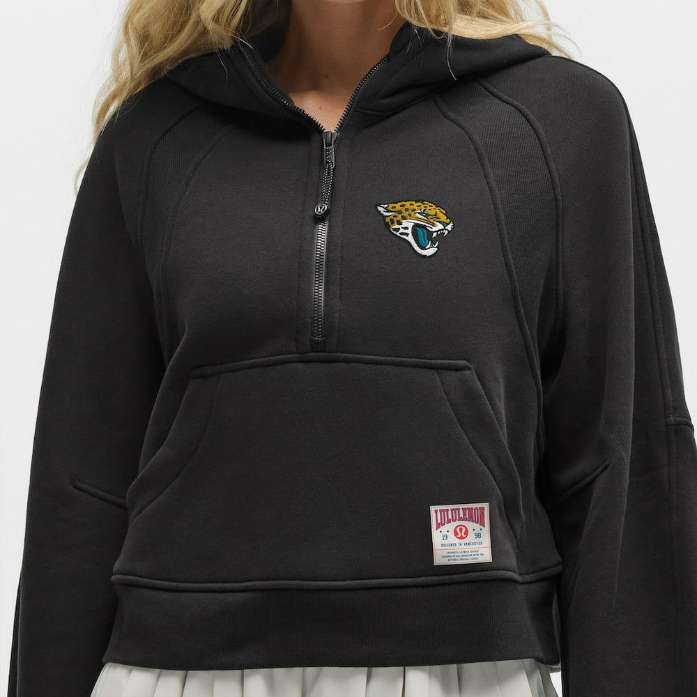 Jacksonville Jaguars lululemon Women's Scuba Oversized Half-Zip Hoodie Black