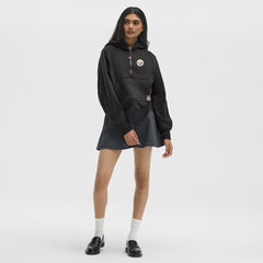Pittsburgh Steelers lululemon Women's Scuba Oversized Half-Zip Hoodie Black