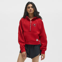 Tampa Bay Buccaneers lululemon Women's Scuba Oversized Half-Zip Hoodie College Crimson