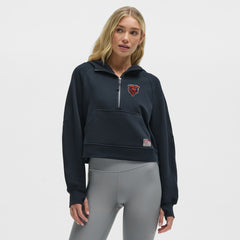 Chicago Bears lululemon Women's Scuba Oversized Half-Zip Hoodie True Navy