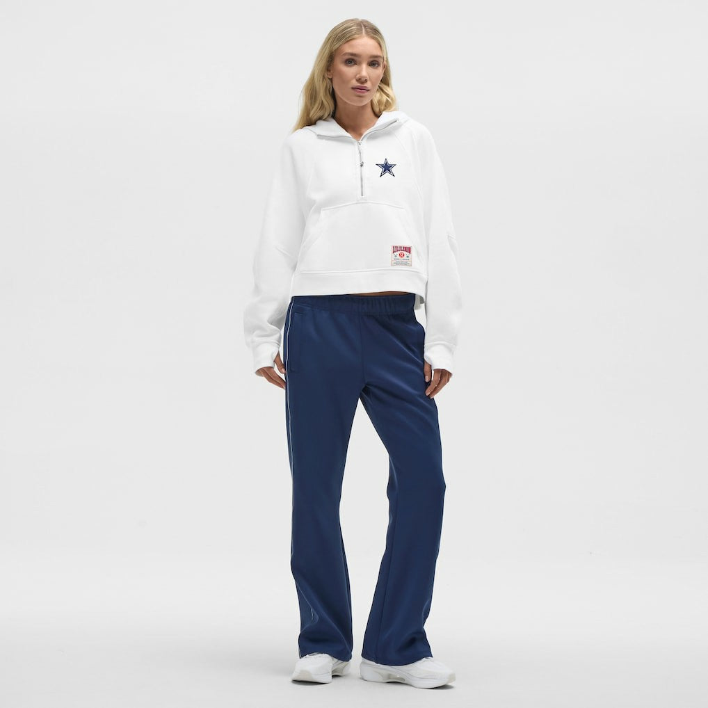 Dallas Cowboys lululemon Women's Scuba Oversized Half-Zip Hoodie White