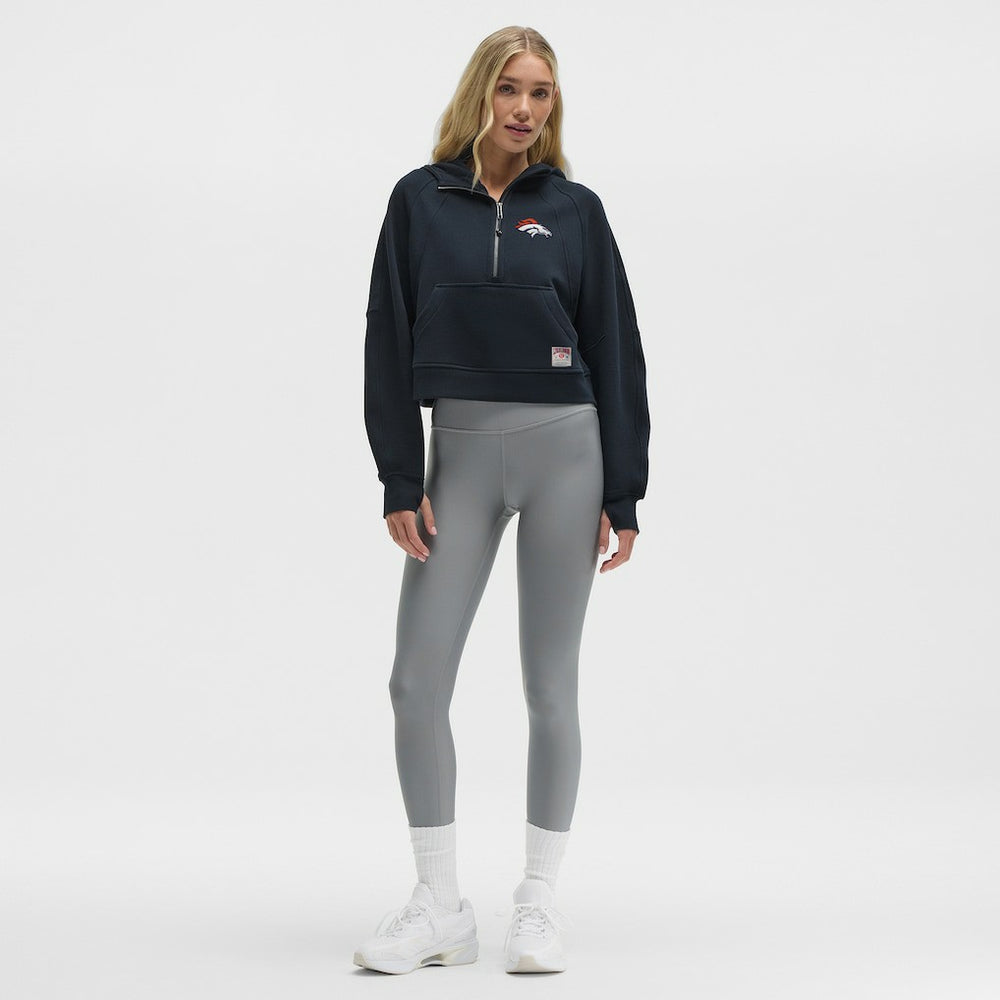 Denver Broncos lululemon Women's Scuba Oversized Half-Zip Hoodie True Navy