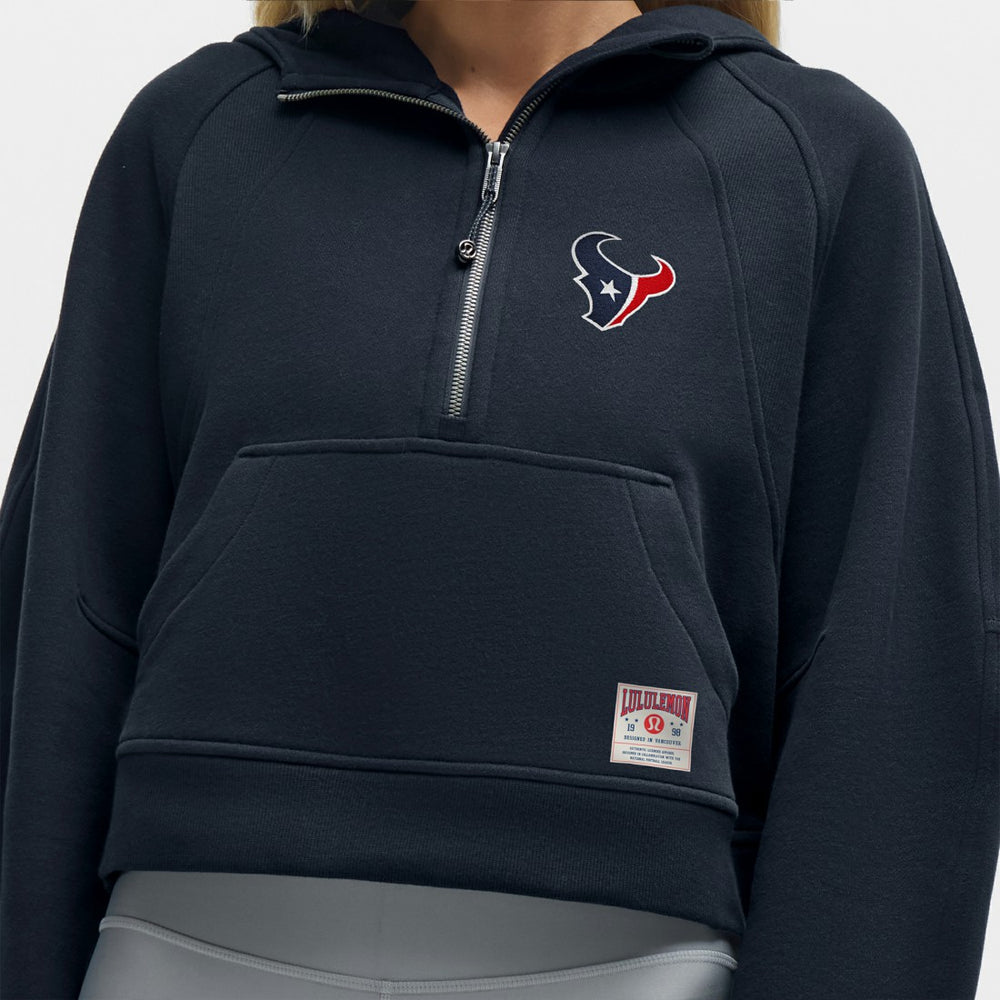 Houston Texans lululemon Women's Scuba Oversized Half-Zip Hoodie True Navy