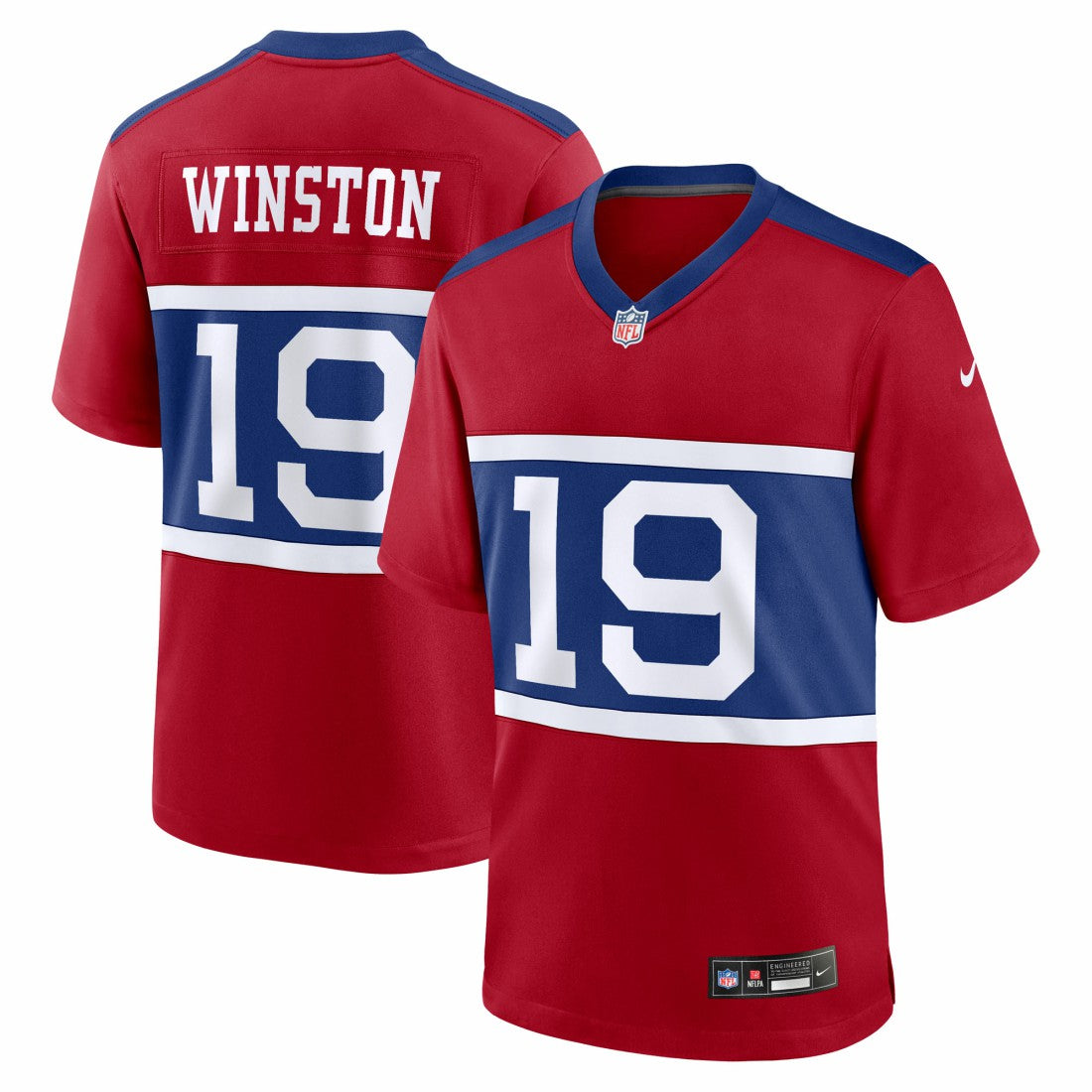 Nike Jameis Winston New York Giants Alternate Game Jersey Century Red
