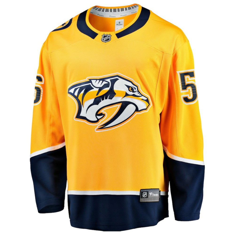 Erik Haula Nashville Predators Fanatics Home Breakaway Jersey - Gold - NHL 203275977