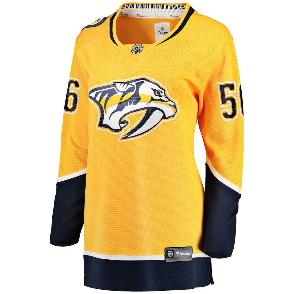 Erik Haula Nashville Predators Fanatics Women's Home Breakaway Player Jersey - Gold - NHL 203275978