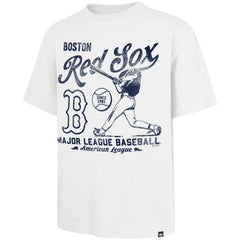 Boston Red Sox '47 Regional Batter Foundation T-Shirt - White - 47 brand Lifestyle