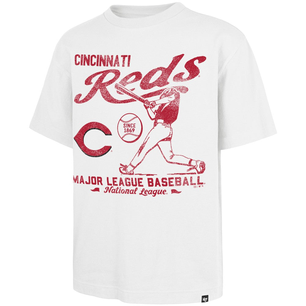 Cincinnati Reds '47 Regional Batter Foundation T-Shirt - White - 47 brand Sale