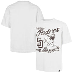 San Diego Padres '47 Regional Batter Foundation T-Shirt - White - 47 brand Lifestyle
