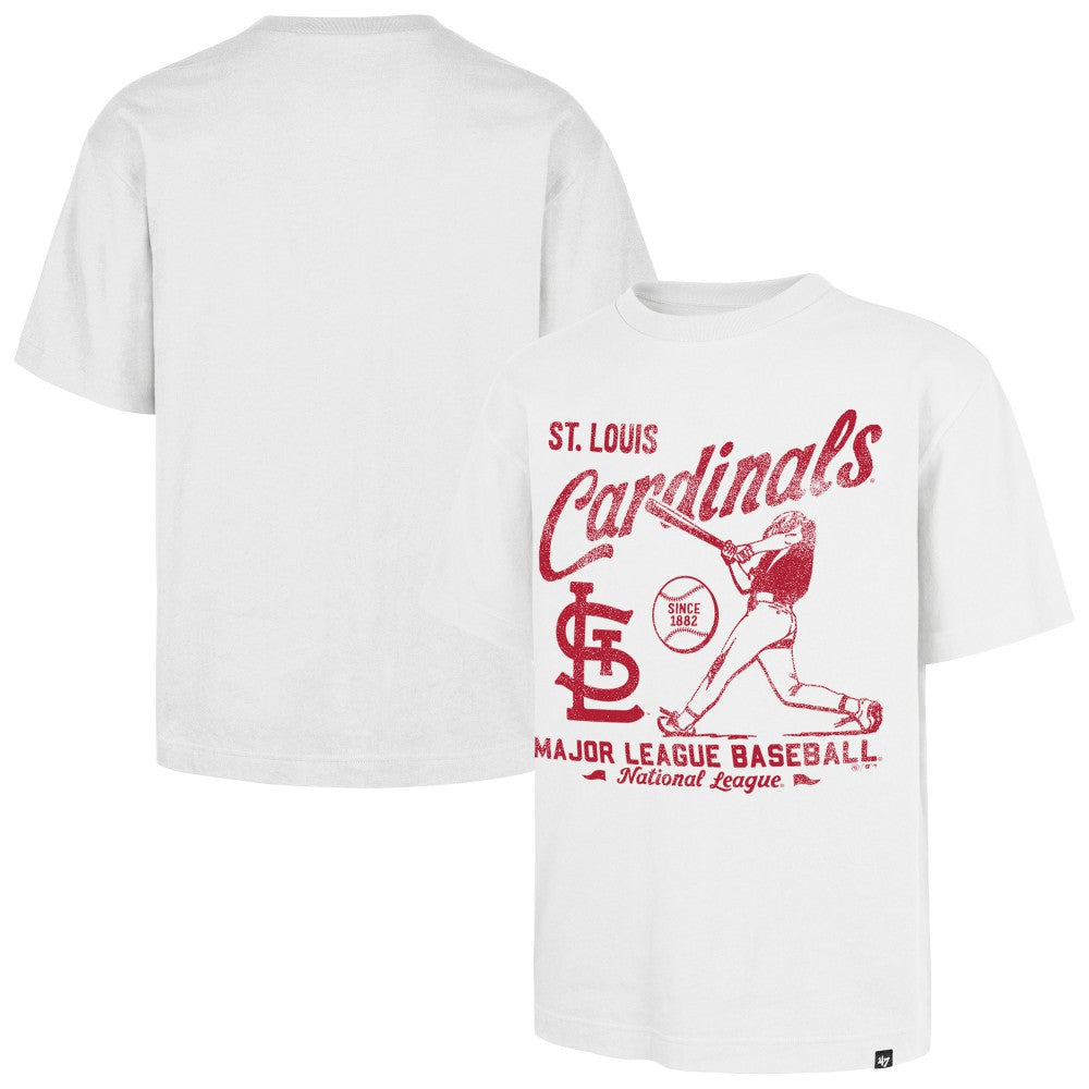 St. Louis Cardinals '47 Regional Batter Foundation T-Shirt - White - 47 brand Lifestyle