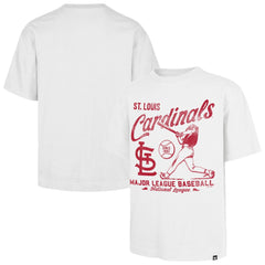 St. Louis Cardinals '47 Regional Batter Foundation T-Shirt - White - 47 brand Lifestyle