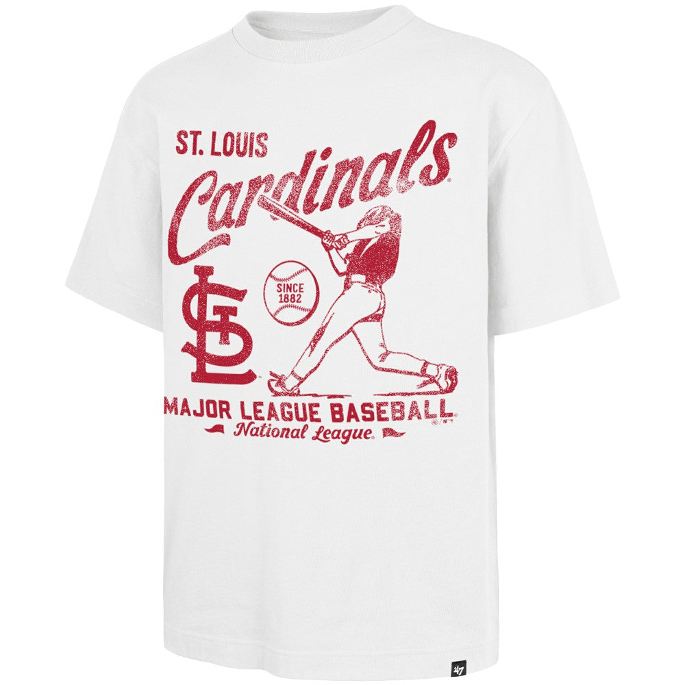 St. Louis Cardinals '47 Regional Batter Foundation T-Shirt - White - 47 brand Lifestyle