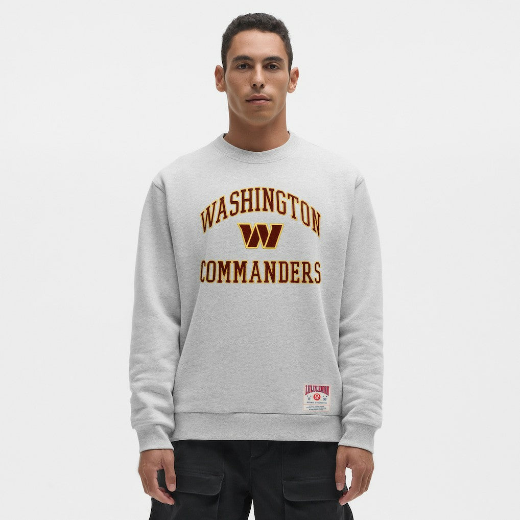 Washington Commanders lululemon Steady State Sweatshirt Heathered Silver Drop