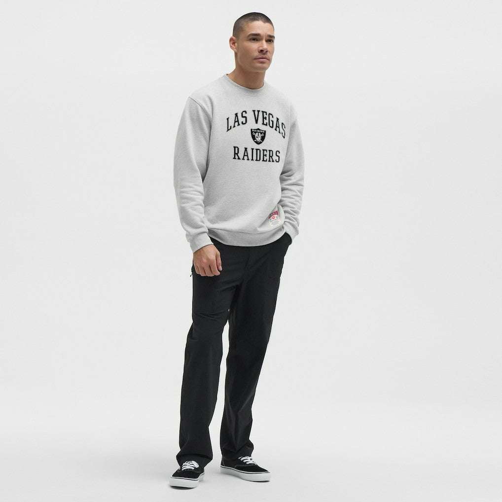 Las Vegas Raiders lululemon Steady State Sweatshirt Heathered Silver Drop