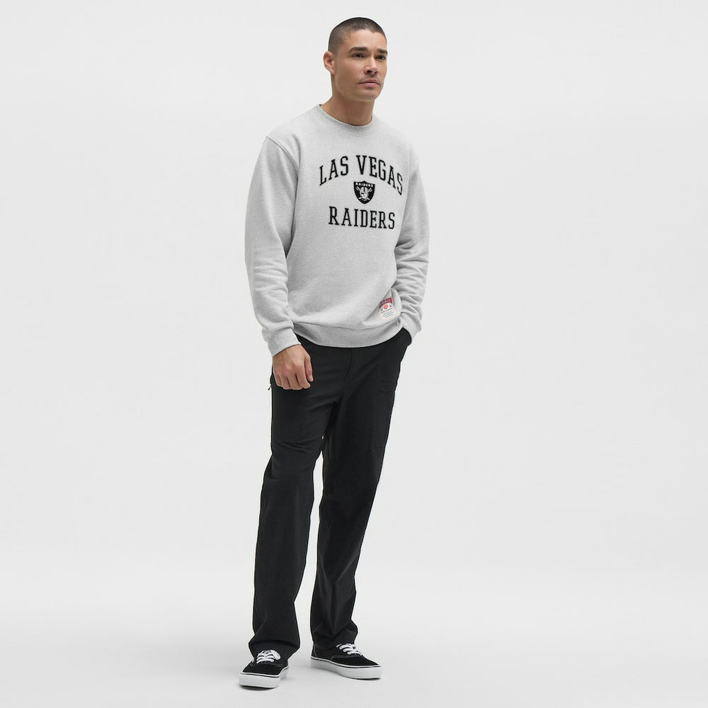 Las Vegas Raiders lululemon Steady State Sweatshirt Heathered Silver Drop