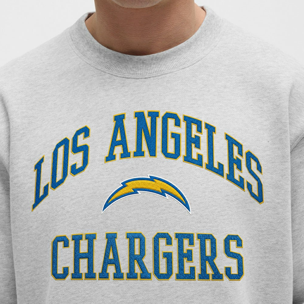 Los Angeles Chargers lululemon Steady State Sweatshirt Heathered Silver Drop