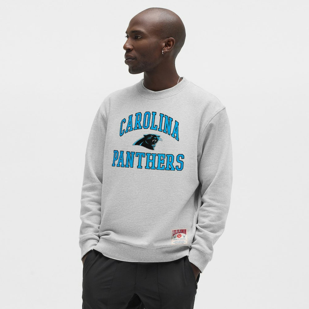 Carolina Panthers lululemon Steady State Sweatshirt Heathered Silver Drop