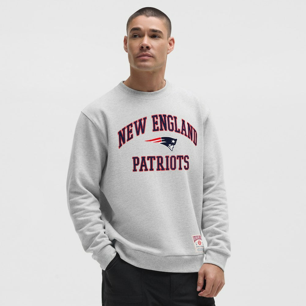 New England Patriots lululemon Steady State Sweatshirt Heathered Silver Drop
