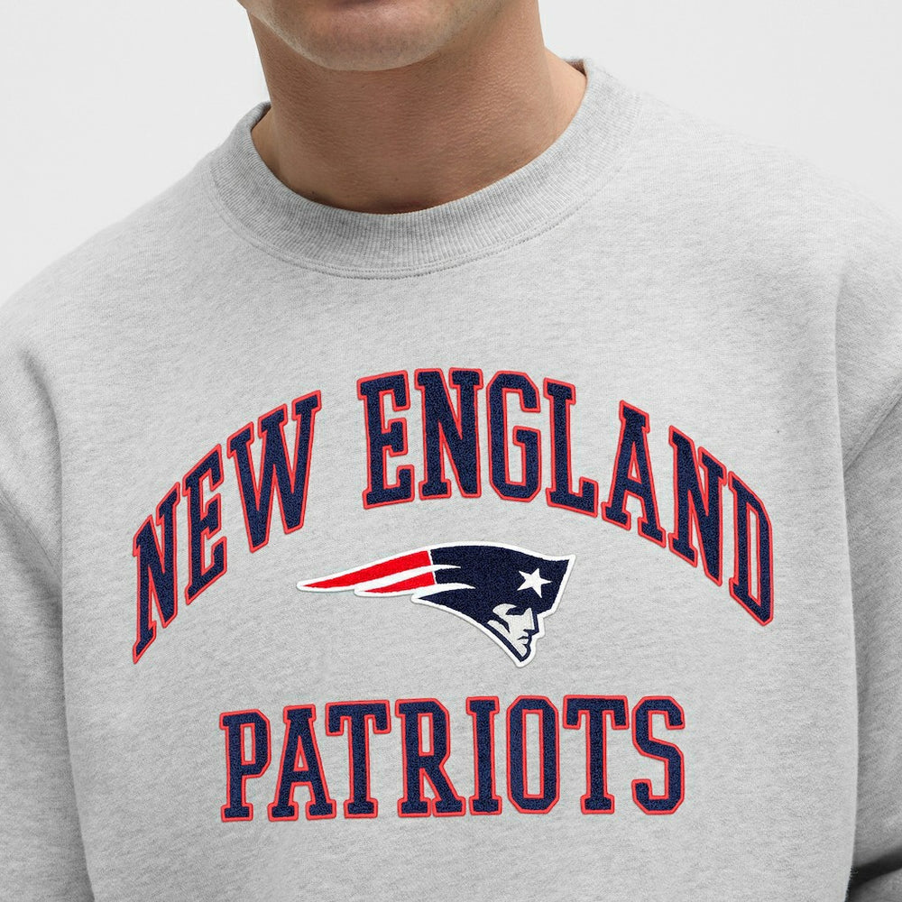 New England Patriots lululemon Steady State Sweatshirt Heathered Silver Drop