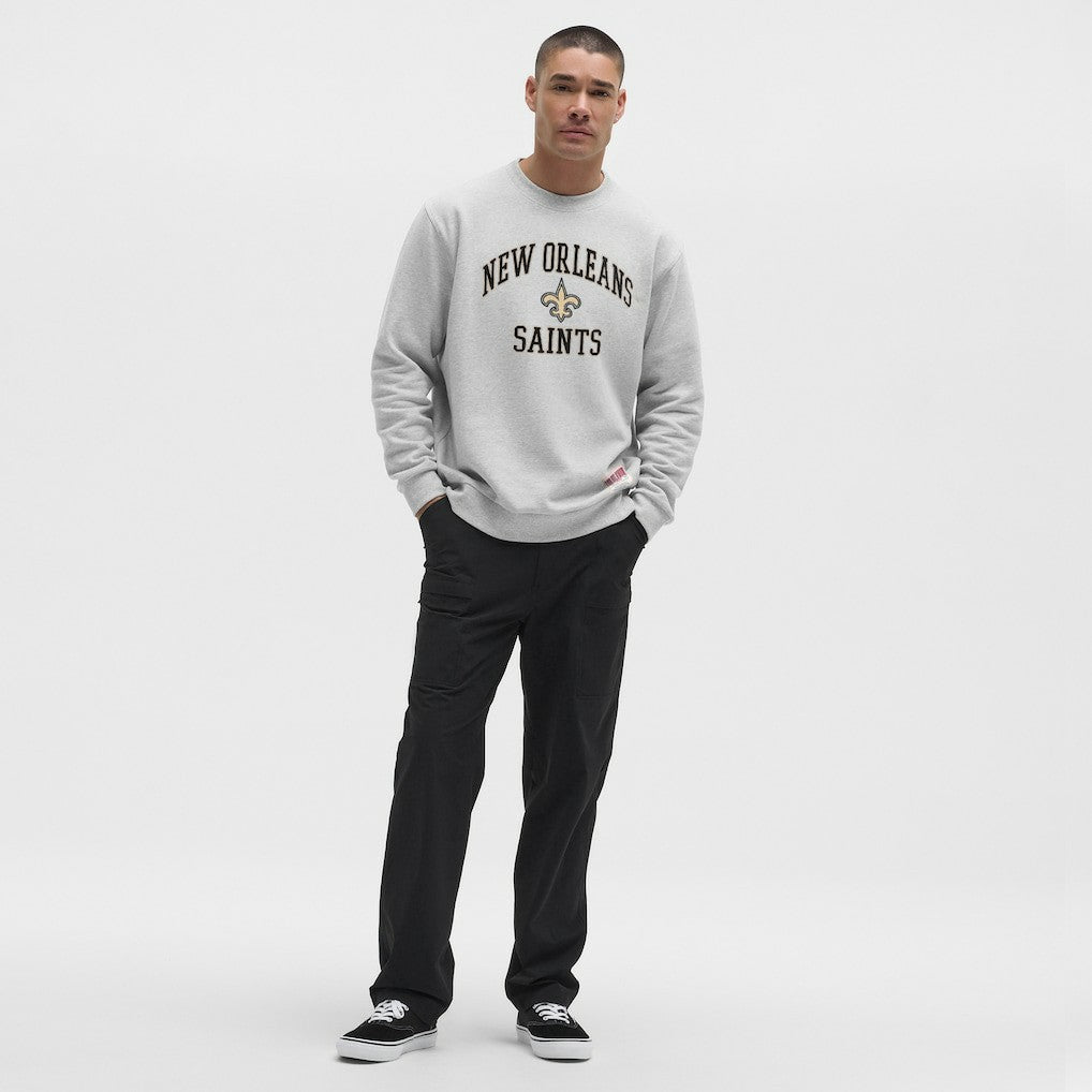 New Orleans Saints lululemon Steady State Sweatshirt Heathered Silver Drop
