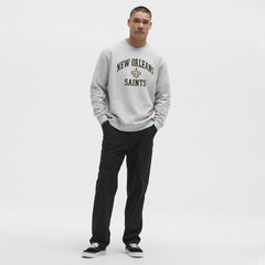 New Orleans Saints lululemon Steady State Sweatshirt Heathered Silver Drop