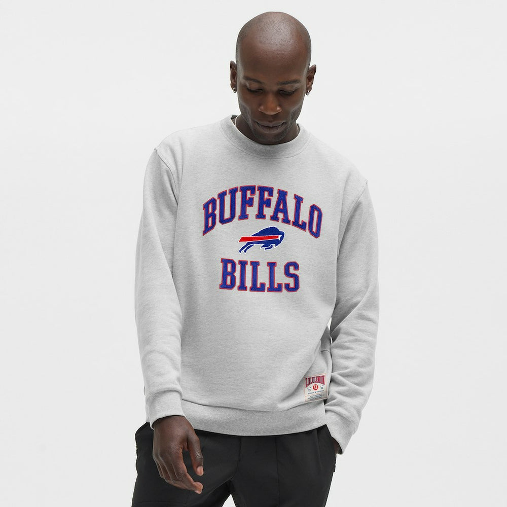 Buffalo Bills lululemon Steady State Sweatshirt Heathered Silver Drop