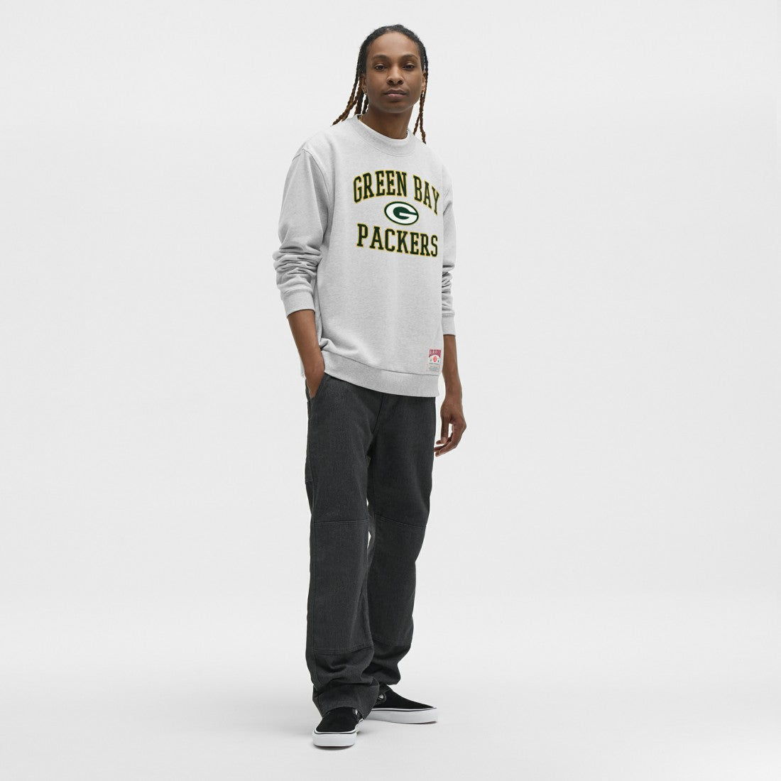 Green Bay Packers lululemon Steady State Sweatshirt Heathered Silver Drop