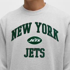 New York Jets lululemon Steady State Sweatshirt Heathered Silver Drop