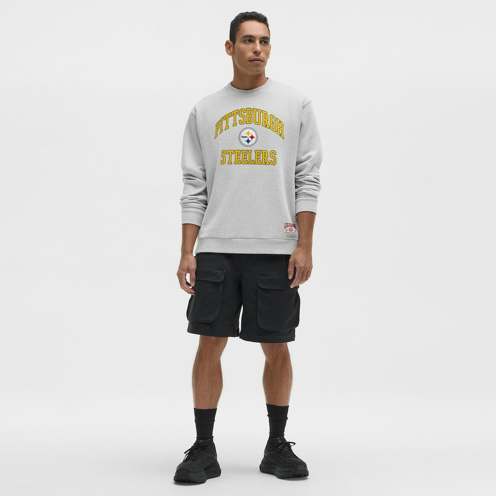Pittsburgh Steelers lululemon Steady State Sweatshirt Heathered Silver Drop