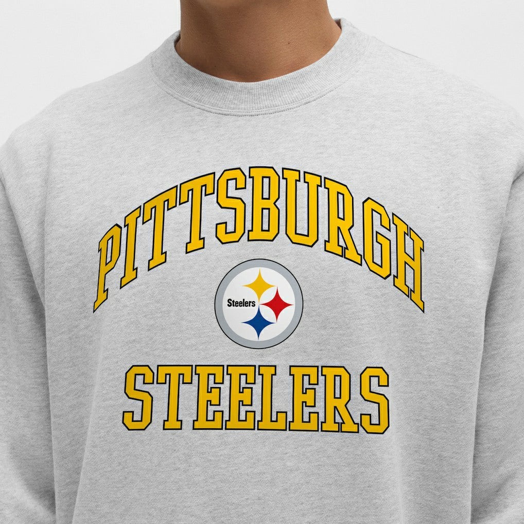 Pittsburgh Steelers lululemon Steady State Sweatshirt Heathered Silver Drop
