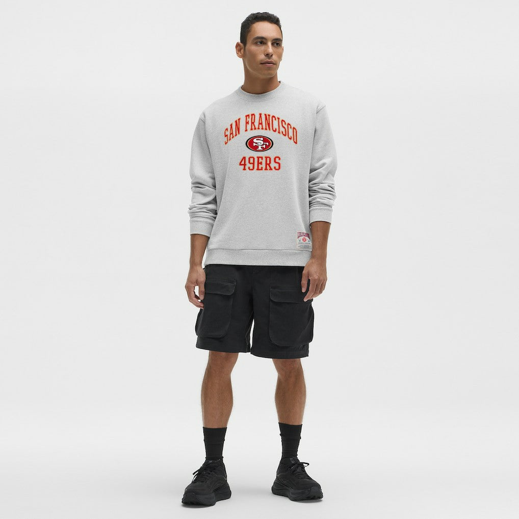 San Francisco 49ers lululemon Steady State Sweatshirt Heathered Silver Drop