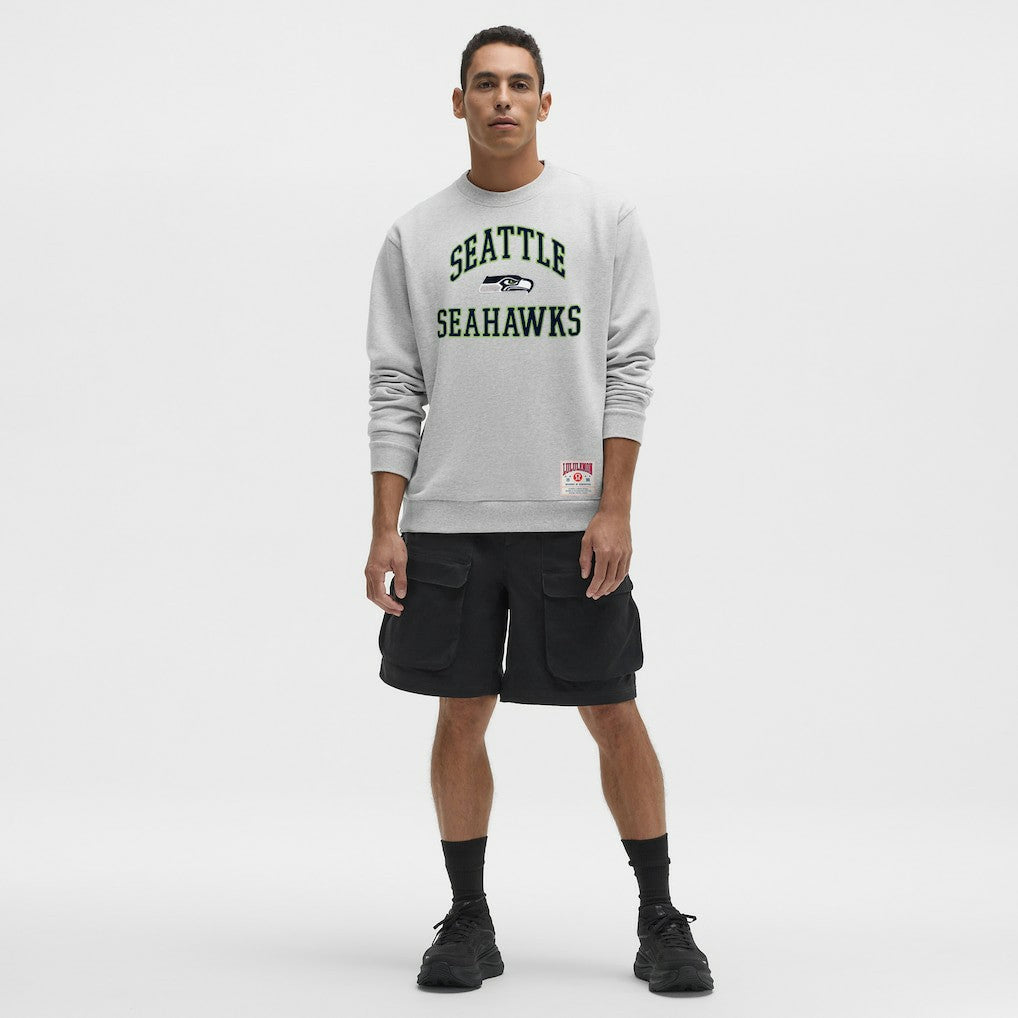 Seattle Seahawks lululemon Steady State Sweatshirt Heathered Silver Drop