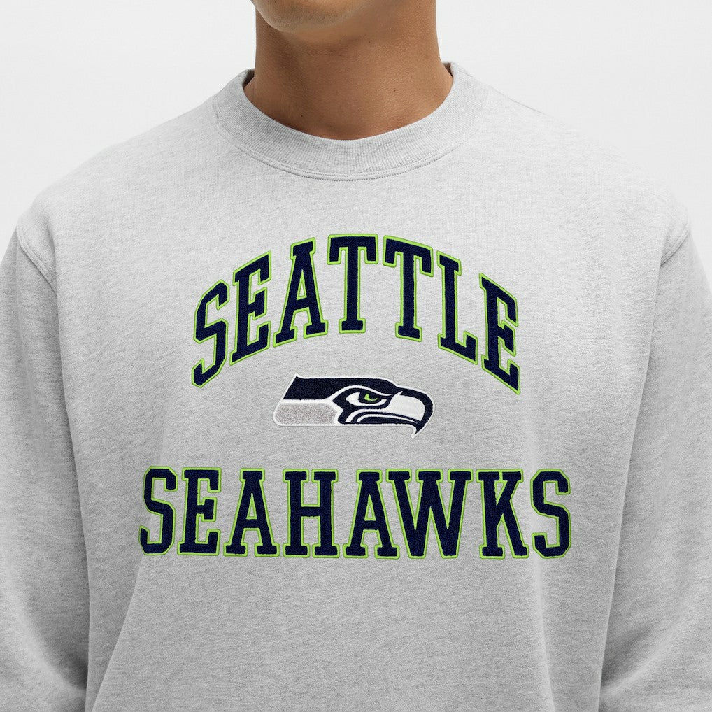 Seattle Seahawks lululemon Steady State Sweatshirt Heathered Silver Drop